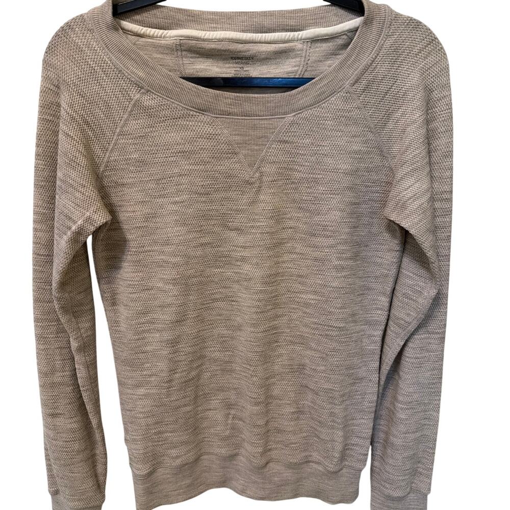 Icebreaker Merino Women's Crush Long Sleeve Shirt Size XS Wool Granola Hiking